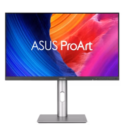 Front-facing product photo of the Asus ProArt 6K (PA32QCT) display with its included stand